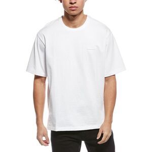 Helmut Lang Mens Heavy Knit T-Shirt, White